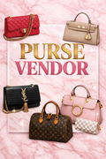 purse/sandals/belts vendor